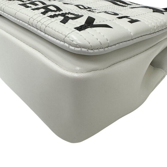 BURBERRY White Leather Shoulder Bag - Picture 6 of 11